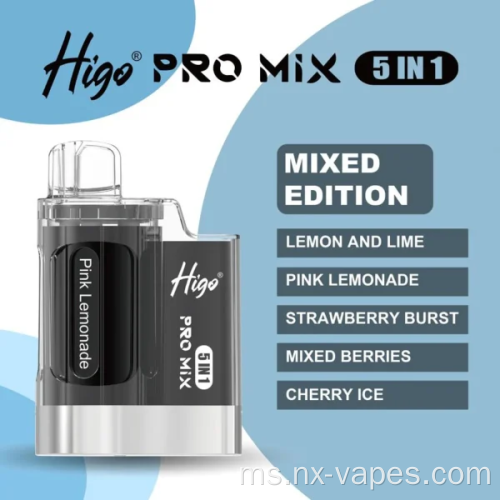 Higo Pro Mix 6666 Puffs Kit Borong
